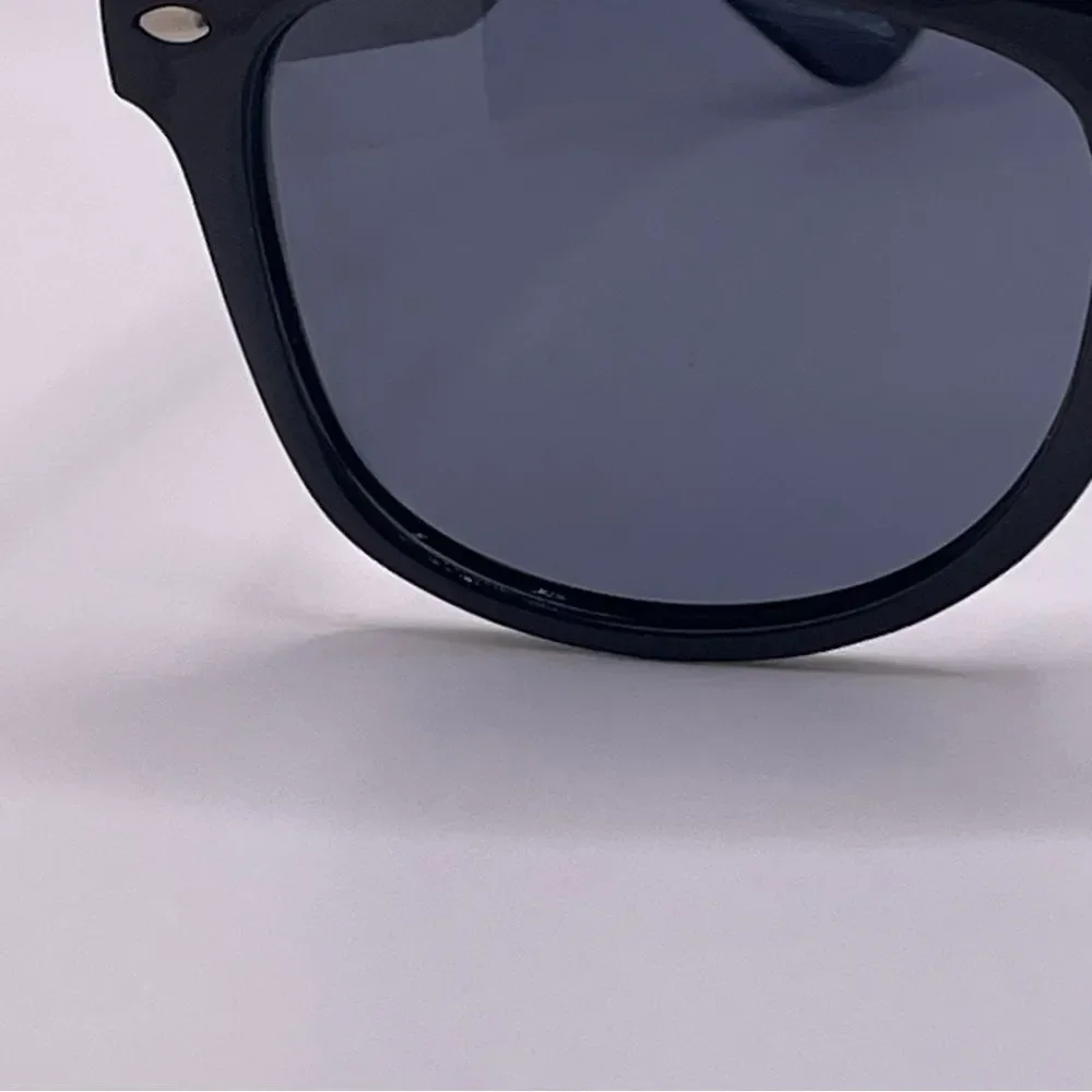 Black Polarized Sunglasses Wayfarer Silhouette Mens Womens